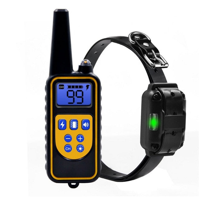 Electric Dog Training Collar Waterproof Rechargeable Remote Control Pet with LCD Display for All Size Bark-stop Collars 40% Off