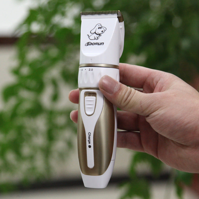 Dog and Dog Shaver Pet Hairdresser Charging Electric Push-shear Cat and Dog Hair Beauty Scissors Ceramic Hair Cutter Head