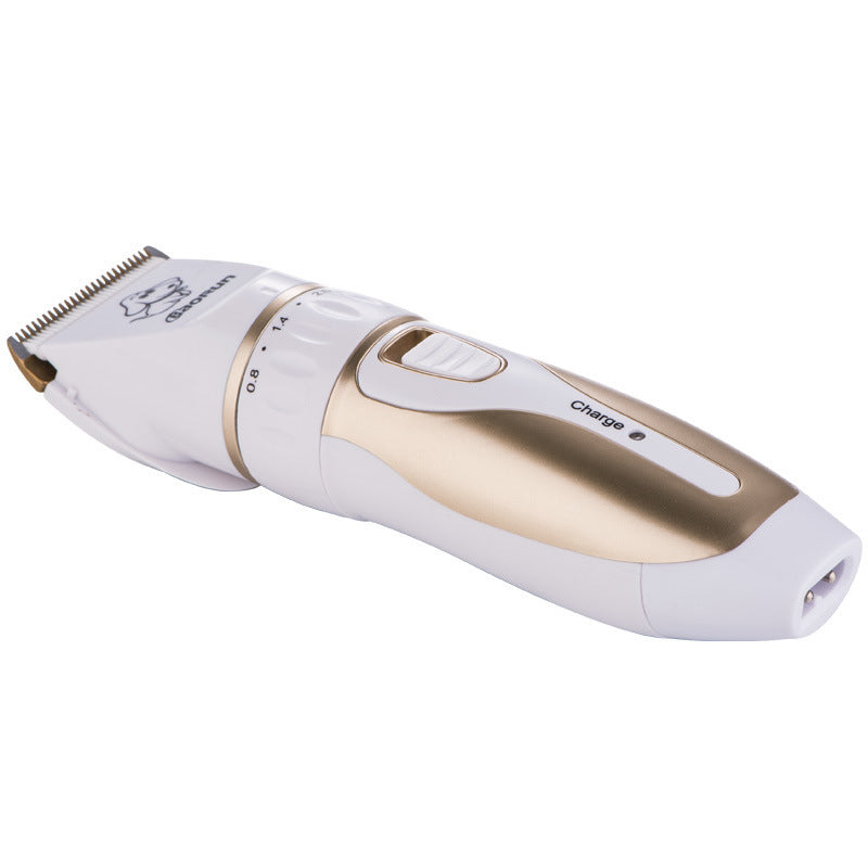 Dog and Dog Shaver Pet Hairdresser Charging Electric Push-shear Cat and Dog Hair Beauty Scissors Ceramic Hair Cutter Head