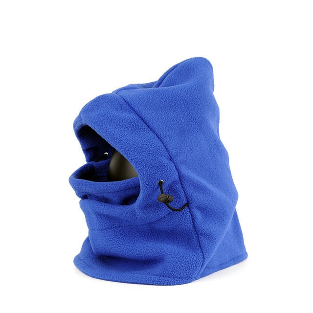 VEQKING Winter Windproof Hiking Caps,Men Warm Thermal Fleece Balaclava Face Beanies,Ski Bike Motorcycle Neck Warmer Helmet Hat