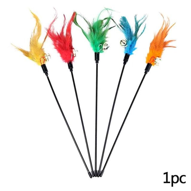 Random Colour Plastic Cat Toys Feather Funny Cat Mice Shape 20 x 10cm False Mouse Pet Products Bottom Sucker Elastic 1PC