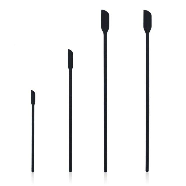 4pcs/set Silicone Scraper Lengthened Jam Spatula Cosmetic Bottle Spatula Fruit Sauce Scraper Kitchen Utensils Accessories