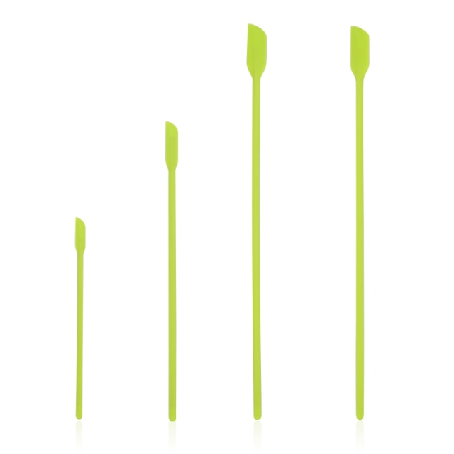 4pcs/set Silicone Scraper Lengthened Jam Spatula Cosmetic Bottle Spatula Fruit Sauce Scraper Kitchen Utensils Accessories